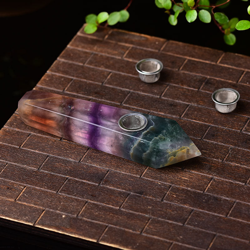 Wholesale Fluorite Crystal Pipe